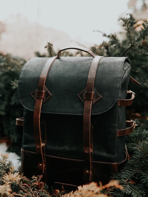 Retro Canvas Backpack – Vintage Explorer Style